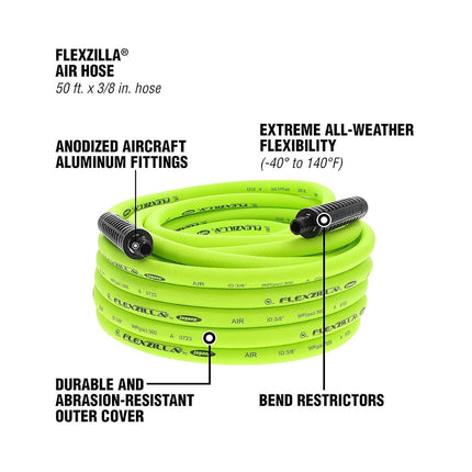 Flexzilla HFZ3850YW2 Hoses and Valves, 3/8" (inches) x 50' (feet)