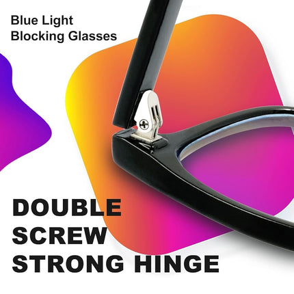 VISOONE 2 Pack Blue Light Blocking Glasses Square with Anti Computer Glare for Gaming Women and Men