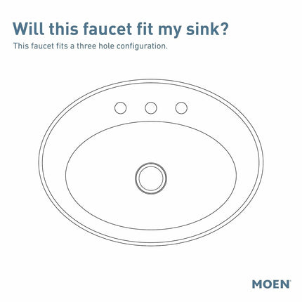 MOEN Idora 4 in. Centerset 2-Handle Bathroom Faucet in Spot Resist Brushed Nickel