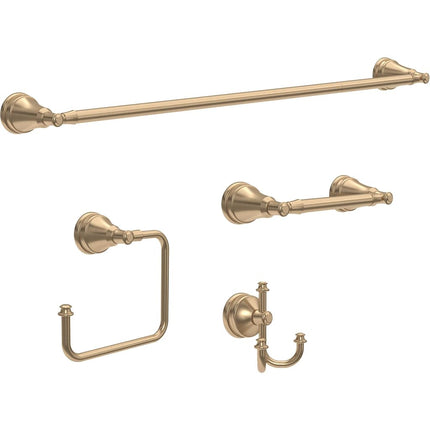 Delta Mylan (1-Pack) Toilet Paper Holder Champagne Bronze Pivoting Tissue Roll Rod, Organization and Storage, Wall Mounteded Gold Bathroom Accessories MYN50-CZ