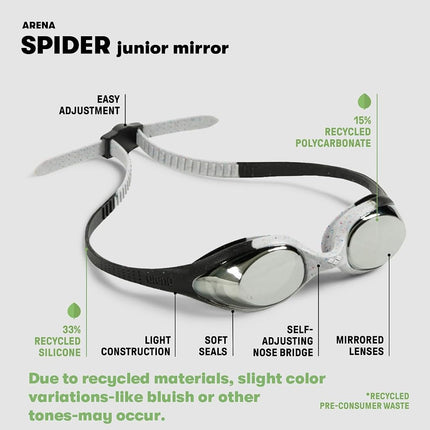 Arena Junior Spider Mirror Goggles