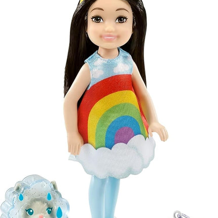 Barbie Chelsea Doll Playset for Girls - 3 Pc Bundle with Mini Chelsea Doll, Imagine Ink Mess Free Coloring Book, Stickers for Kids | Mini Barbie Doll Activity Set