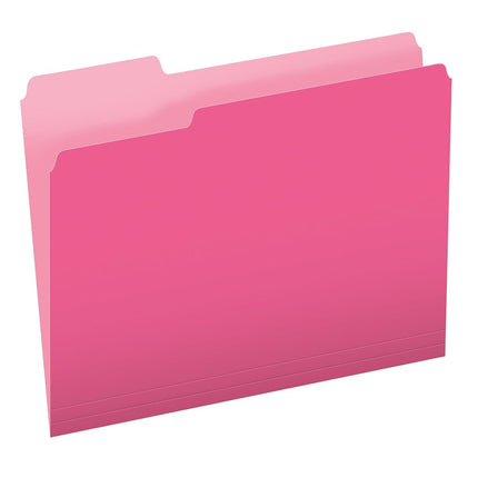 Pendaflex Two-Tone Color File Folders, Letter Size