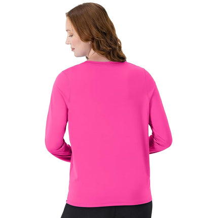 Hanes Women's Cool Dri T-Shirt, Wow Pink, Medium