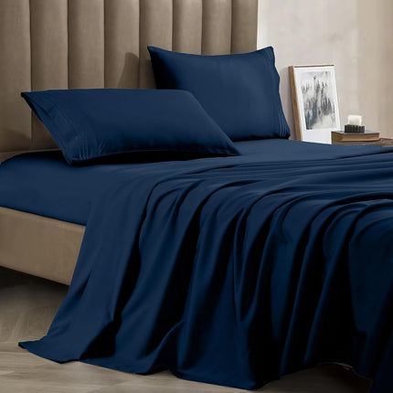 Elegant Comfort 4-Piece Bed Sheet Set with Deep Po