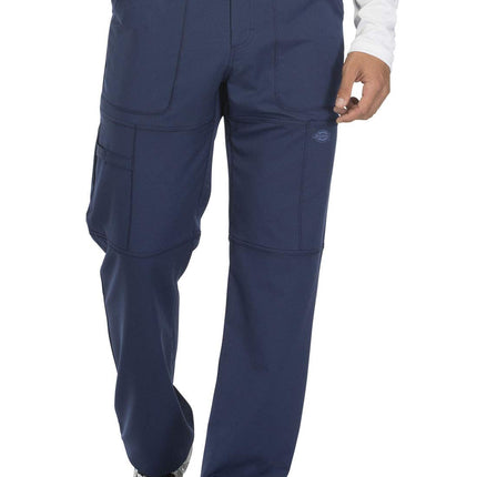 Pantalón cargo Dickies Dynamix DK110 para hombre con cremallera y tiro natural - azul marino - talla XS corto