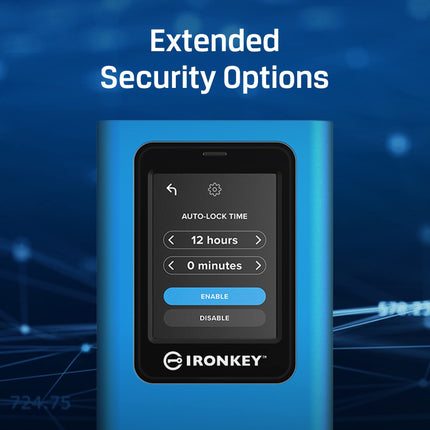 Kingston IronKey Vault Privacy 80 - SSD externo - Certificado FIPS 197 y cifrado XTS-AES de 256 bits - Hasta 250 MB/s de lectura, 250 MB/s de escritura - IKVP80ES/960G