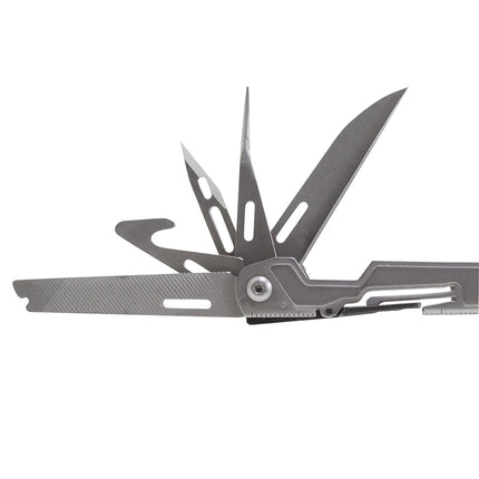 SOG PowerPint Mini Compact Stainless Steel Multi-Tool |18 Lightweight Specialty Tools & SOG Multitool Pliers Pocket Knife, Stone Wash