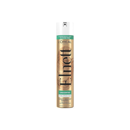 L'Oreal Paris Elnett Satin Hairspray, Extra Strong Hold, Unscented, 11 oz. (Packaging May Vary)