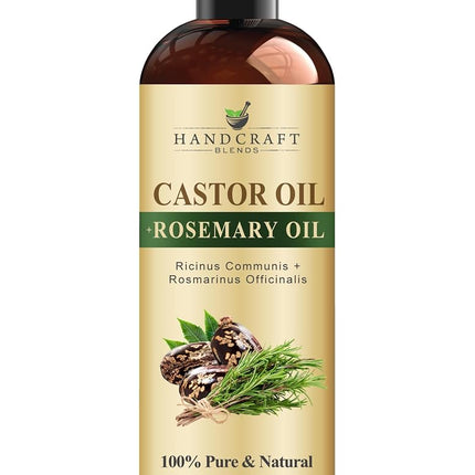 Handcraft Blends Castor Oil with Rosemary Oil - 8 