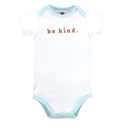 Hudson Baby Unisex Baby Cotton Bodysuits, Neutral Abstract, 18-24 Months