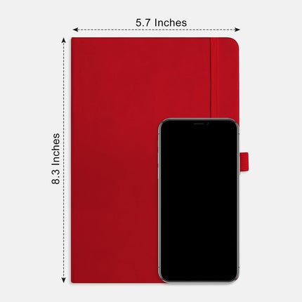 RETTACY Dotted Journal Notebook, 256 Pages, A5 Medium Size (5.7'' × 8.3'')