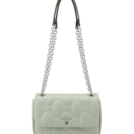 Nine West Rue Chain Convertible Flap Crossbody, Celadon, One Size