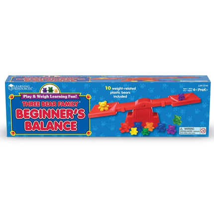 Learning Resources (UK Direct Account LER0740 Resources Three Bear Family Beginner's Balance Set Maths Classroom Supplies for Learning Weighing & Comparison