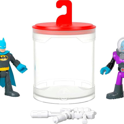 Fisher-Price Imaginext DC Super Friends Batman Toys, Color Changers Figure Set, Batman & Mr. Freeze for Preschool Kids Ages 3+ Years