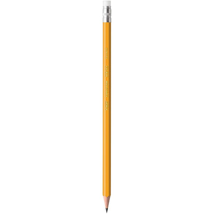 BIC Evolution Cased Pencil, #2 Lead, Yellow Barrel, 18-Count