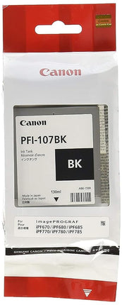 Canon PFI-107 BK PFI107 Inkjet Cartridge