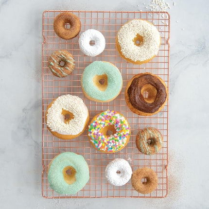 Nordic Ware Formed Mini Donut Pan, 12 Cavities, Twilight Blue