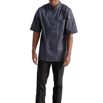 Chef Works Volnay Chef Coat, Charcoal, S