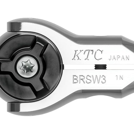 Kyoto Tool (KTC) 9.5 sq. Long Swivel Ratchet Handle BRSW3L Silver