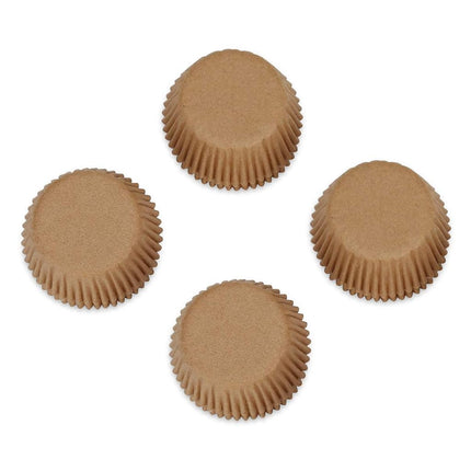 Boîtes de cuisson pour mini-cupcakes Gifbera naturelles, sans odeur, en papier sulfurisé, 300 unités, couleur naturelle