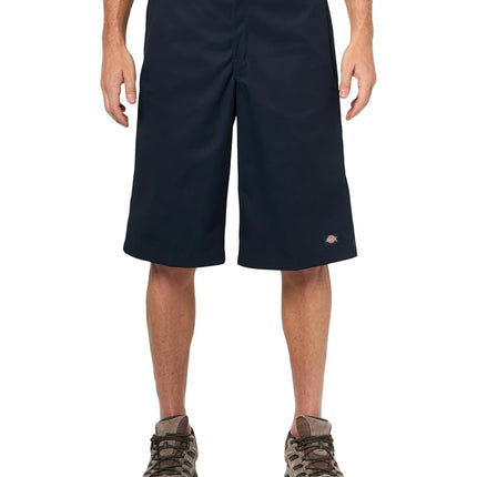 Dickies Men's Loose Fit Multi-use Pocket Work Shorts, 15", Dark Navy, 40 Regular