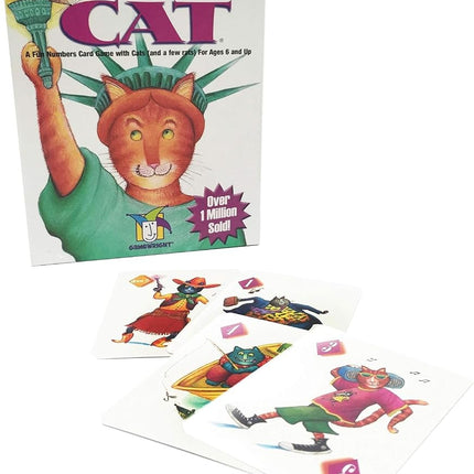 Gamewright | Rat-a-tat Cat Game | Card Game | Ages 6+ | 2-6 Players | 20 Minutes Playing Time, Multicolor, 5 Inches