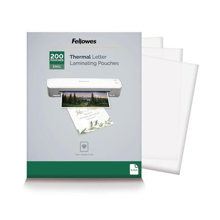 Fellowes Thermal Laminating Pouches, Letter Size S