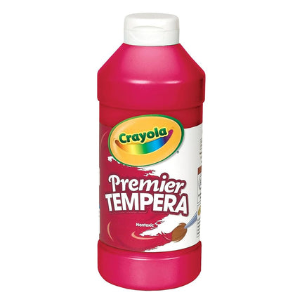 Premier Tempera Paint, Red, 16 oz