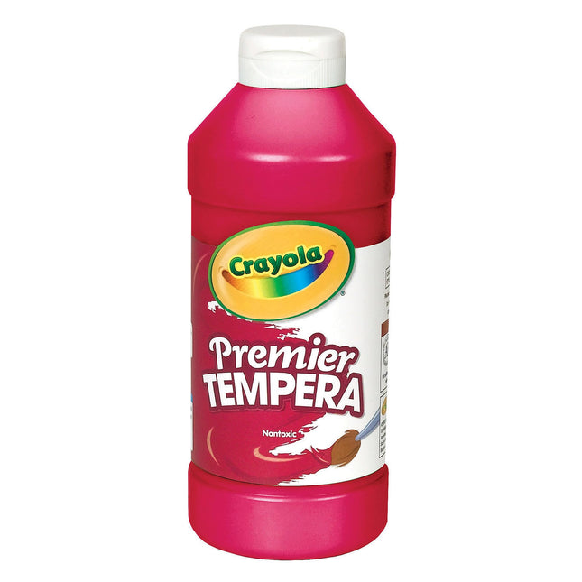 Premier Tempera Paint, Red, 16 oz