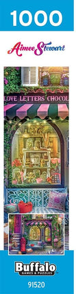 Buffalo Games - Aimee Stewart - Love Letters Chocolate Shoppe - 1000 Piece Jigsaw Puzzle for Adults - Challenging Puzzle Perfect for Game Nights - Finished Size is 26.75 x 19.75
