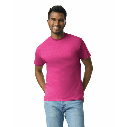 Gildan Men's Ultra Cotton T-Shirt, Style G2000, Multipack, Heliconia (3-Pack), M (Pack of 3)