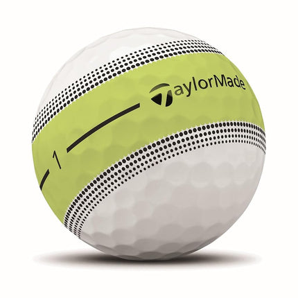TaylorMade Golf Tour Reaction Stripe Multipack One Dozen