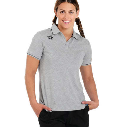ARENA Women's Team Solid Cotton Polo Shirt T, Medi