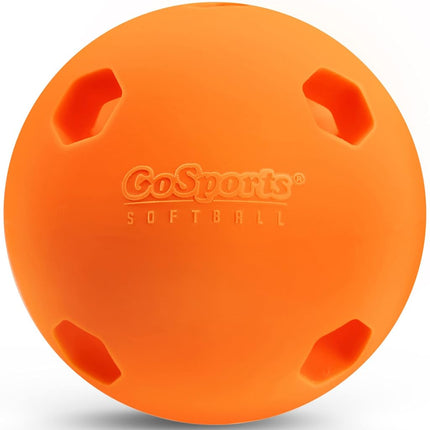 GoSports Baseball & Softball Limited Flight Modern Training Balls - 12 Pack - Regulation Size, Choose Your Sport