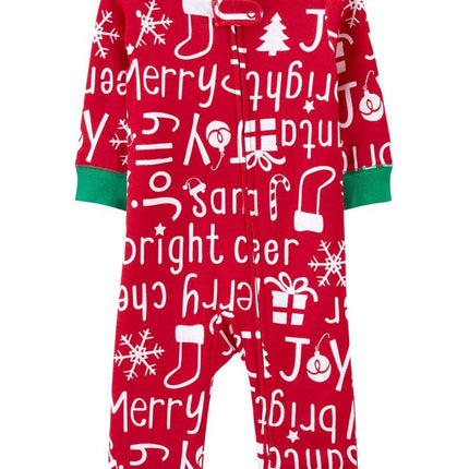 Carter's Baby Boys' Zip Up Sleep and Play, Red Mer