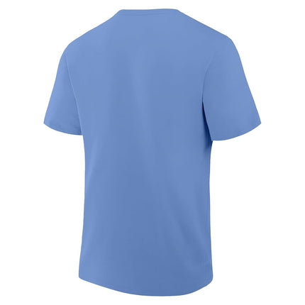 Icon Sports English Premiership Manchester City Mens Vintage Logo Short Sleeve T-Shirt, Light Blue, Small (MC163CT-LB)