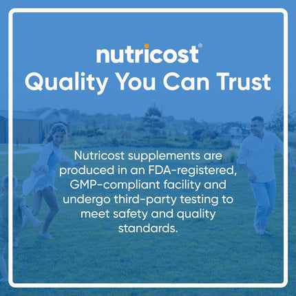 Nutricost N-acetil L-cisteína (NAC) 600 mg, 180 cápsulas - Sin OMG, sin gluten