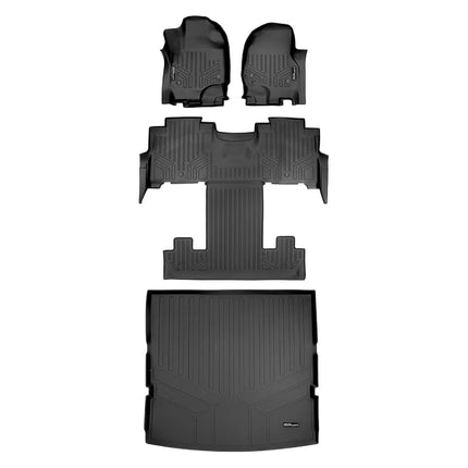 Juego de alfombrillas SMARTLINER y protector de maletero detrás de la 2.ª fila negro para Expedition 2018-2019 con asientos individuales en la 2.ª fila (no Max)