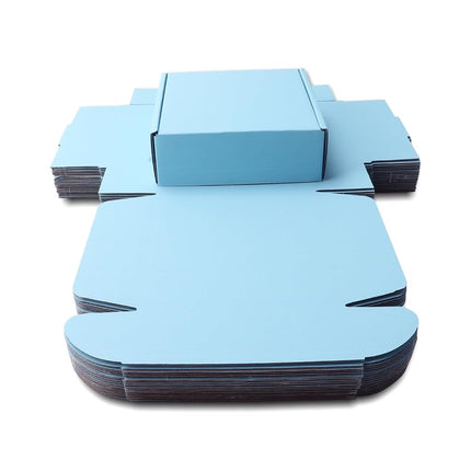 Blue Shipping Packaging MEIANJU Hard Corrugated Cardboard Shipping L6xW6xH2 Boxs Gift Wrap Box for Bridesmaid Proposal,Christmas,Anniversary with Lids Anti-Impact Suitable E-Commerce Packaging