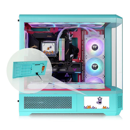 Thermaltake View 600 TG 6.0 Inch LCD Screen Panel Kit; LCD and Panel; 1480x720p; TTRGBPlus 3.0 Supported; Type-C to USB (9-Pin);