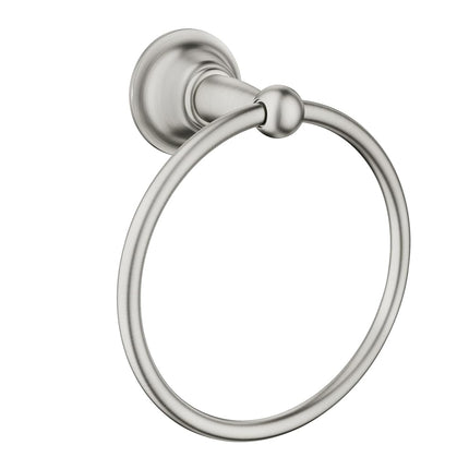 Moen DN6886BN Sage Bathroom Towel Ring, Brushed Nickel