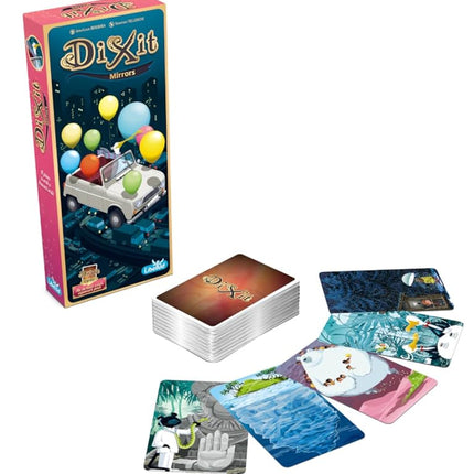 Libellud Dixit Mirrors Board Game Expansion | Storytelling Game for Kids and Adults | Fun Family Board Game | Creative Kids Game | Ages 8 and up | 3-6 Players | Average Playtime 30 Minutes | Made by