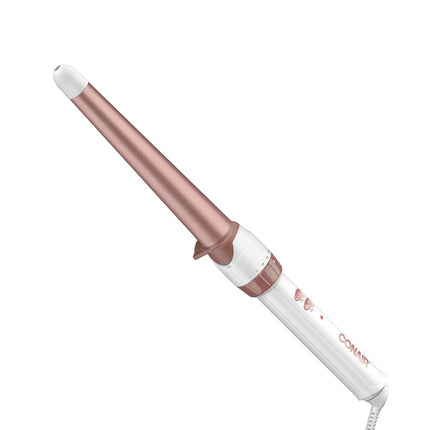 Conair Double Ceramic 1 1/4-inch to 3/4-inch Curling Wand, Tapered wand produces beachy waves