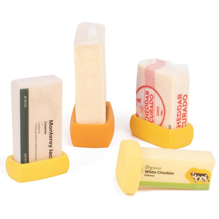 Food Huggers Cheese Huggers Set of 4 Reusable Sili