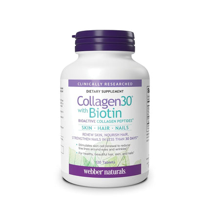 Webber Naturals Collagen 30 with Biotin Bioactive 