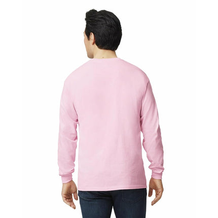 Gildan Unisex's Ultra Cotton Long Sleeve T-Shirt, Style G2400, Multipack, Light Pink (3-Pack), S (Pack of 3)