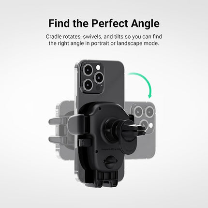 iOttie Easy One Touch 6 Air Vent Car Phone Mount - Universal Cell Phone Holder for iPhone, Google, Samsung, Moto, Huawei, Nokia, LG, and All Other Smartphones