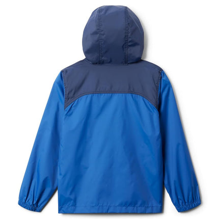 Columbia Youth Boys Glennaker Rain Jacket, Mountain Blue/Collegiate Navy, Small