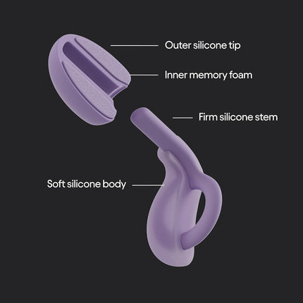 Loop Dream Ear Plugs - Soft Silicone Hearing Protection for Sleep & Snoring